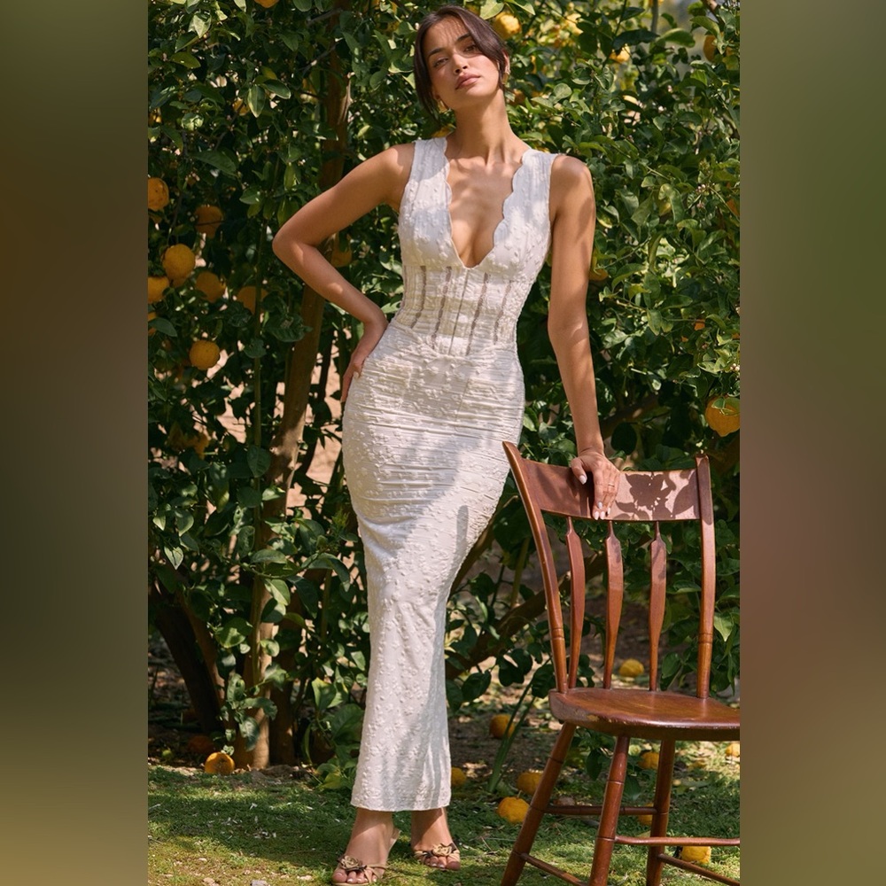 House of CB Sophina Eyelet Corset Dress